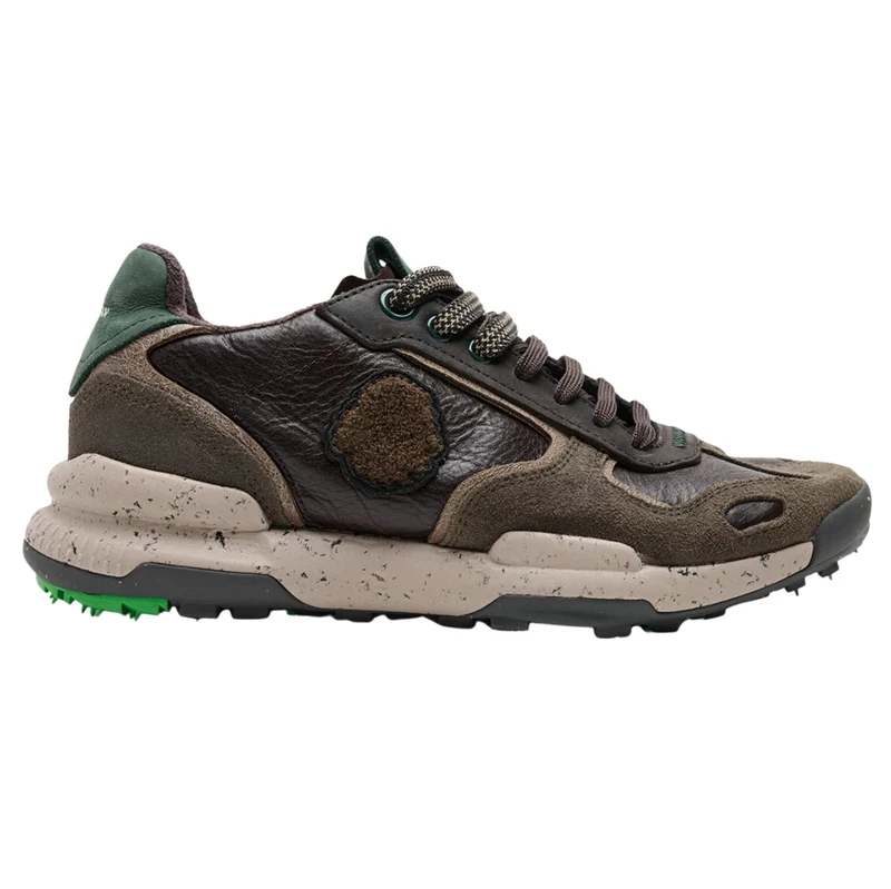 Satorisan Chacrona Premium EVO Snuff sneaker uomo in pelle e camoscio marrone