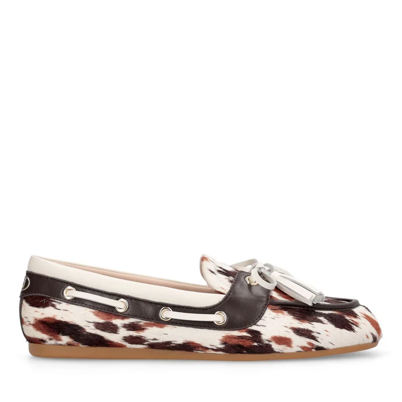Mocassino Donna LIU JO linea Skipper 03 in Cavallino effetto Muccato