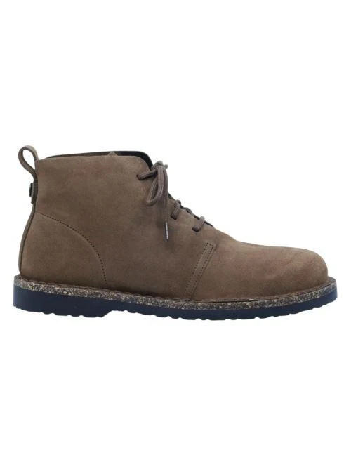 Birkenstock Uppsala Mid stivaletto donna in pelle scamosciata dark tea
