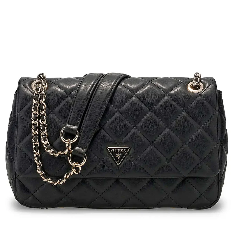 Borsa Donna a Tracolla con Pattina GUESS Linea Juliet colore Nero