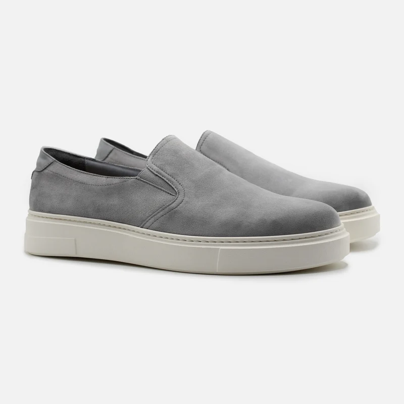 Elba Scamosciato Grigio Chiaro