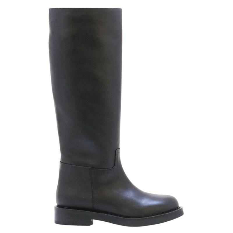 The Seller MW560 stivale donna in pelle nera