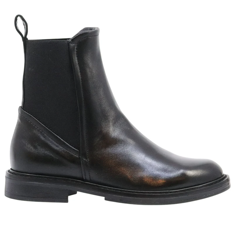 MJUS T81223 Fatima chelsea boot donna in pelle nera