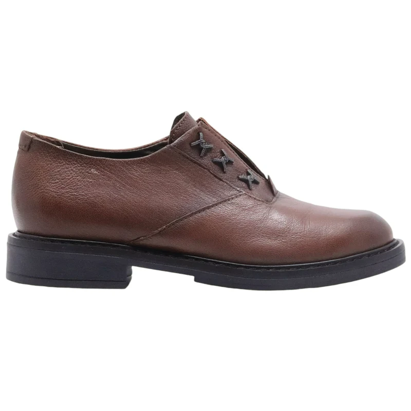 Scarpa Mjus T81107 da donna in pelle marrone
