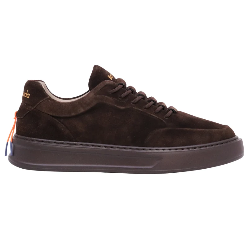 Barracuda Phoenix BU3510 sneaker uomo slip-on in camoscio Pepe marrone scuro