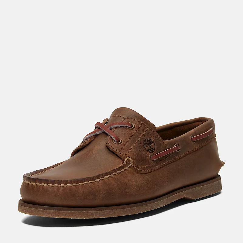 Timberland Classic 2-Eye Scarpa da Barca Uomo in Pelle Premium