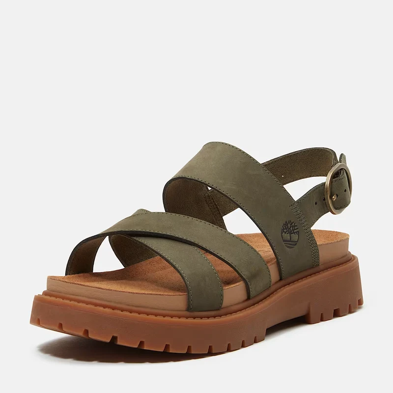 Timberland Sandalo con Cinturino Posteriore Clairemont Way da Donna in verde
