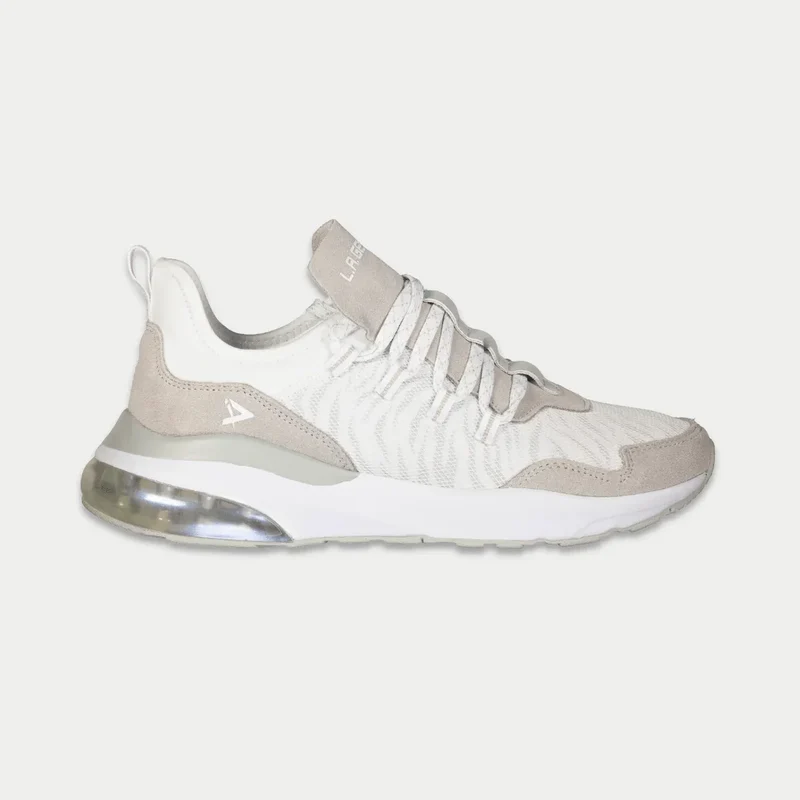 LA Gear Women's Runyon Lowtop | White x Gray