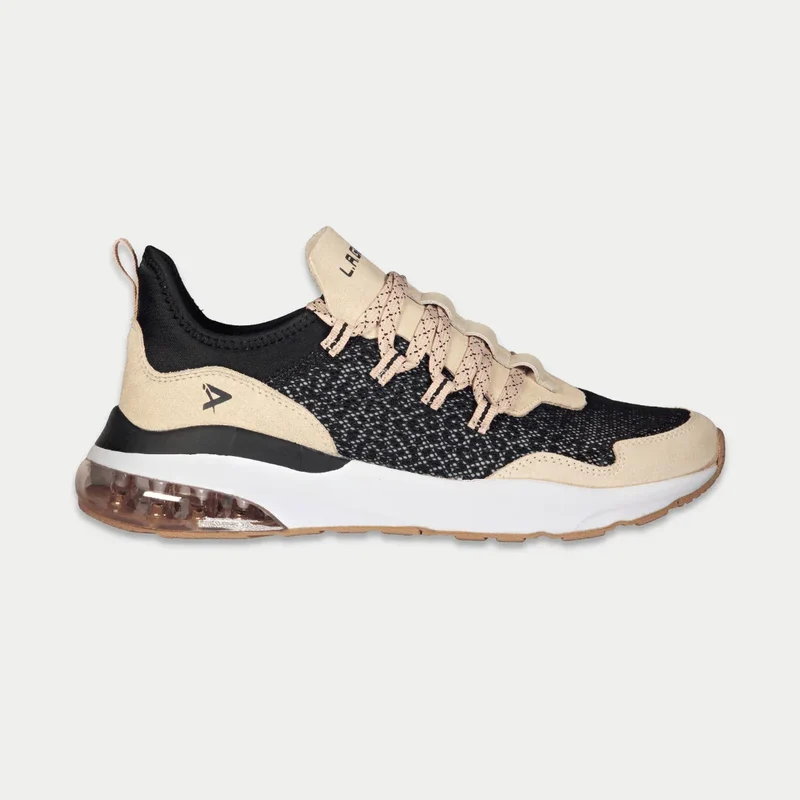 LA Gear Women’s Runyon Lowtop | Black x Pink