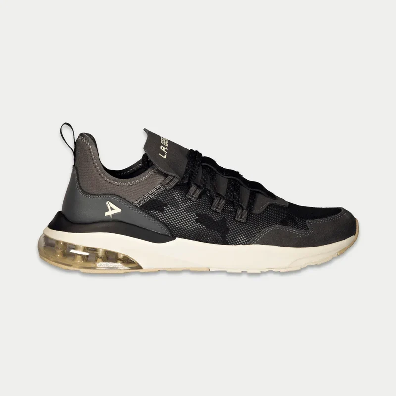 LA Gear Men’s Runyon Lowtop | Black x Gray