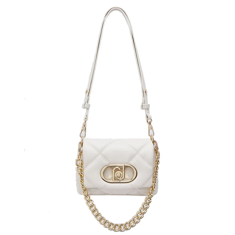 Borsa Donna Mini a Spalla LIU JO Better linea La Puffy in Ecopelle Trapuntata color Crema