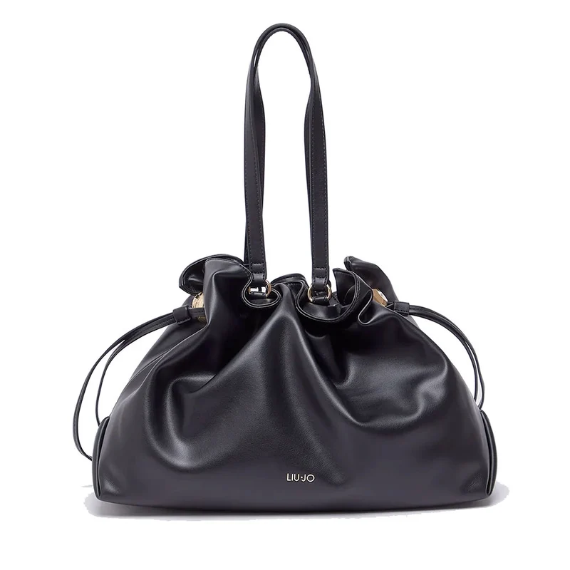 Borsa Donna a Spalla Large LIU JO Better linea Riccy Nero