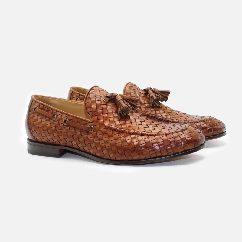 Gabicce Intrecciato Cognac