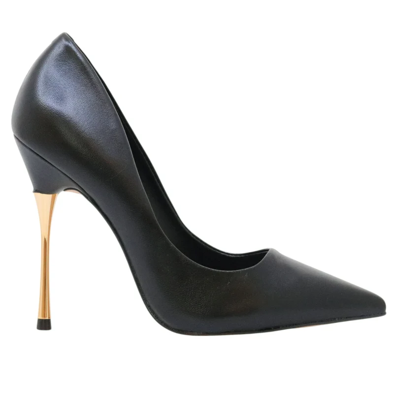 Carrano 143101 décolleté donna in pelle nera