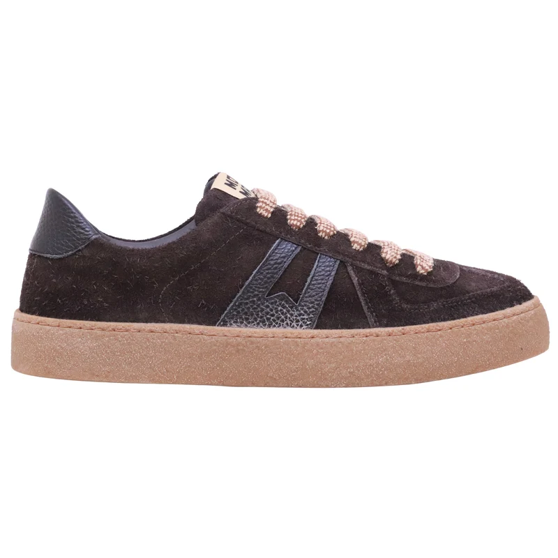 MOMA Kazan30 51601A sneaker uomo in camoscio testa di moro Made in Italy