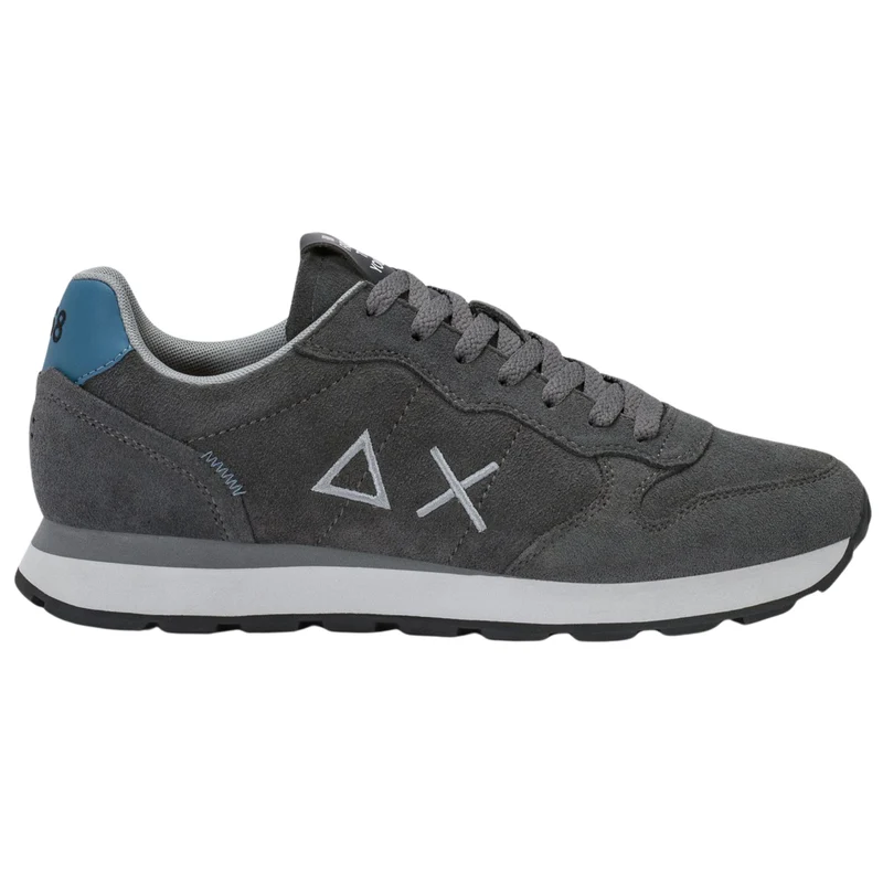 SUN68 Tom Z46106-47 sneaker uomo in camoscio grigio scuro