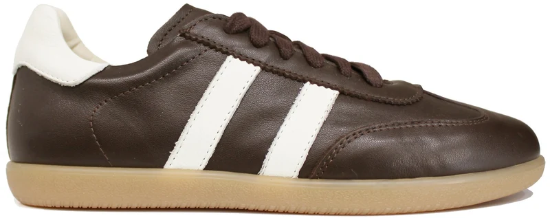 SNEAKER DONNA PELLE TESTA DI MORO