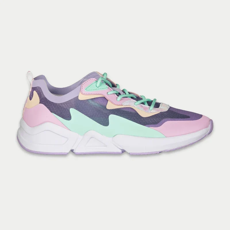 LA Gear Women's Mid-City Lowtop | Lavender x Pink