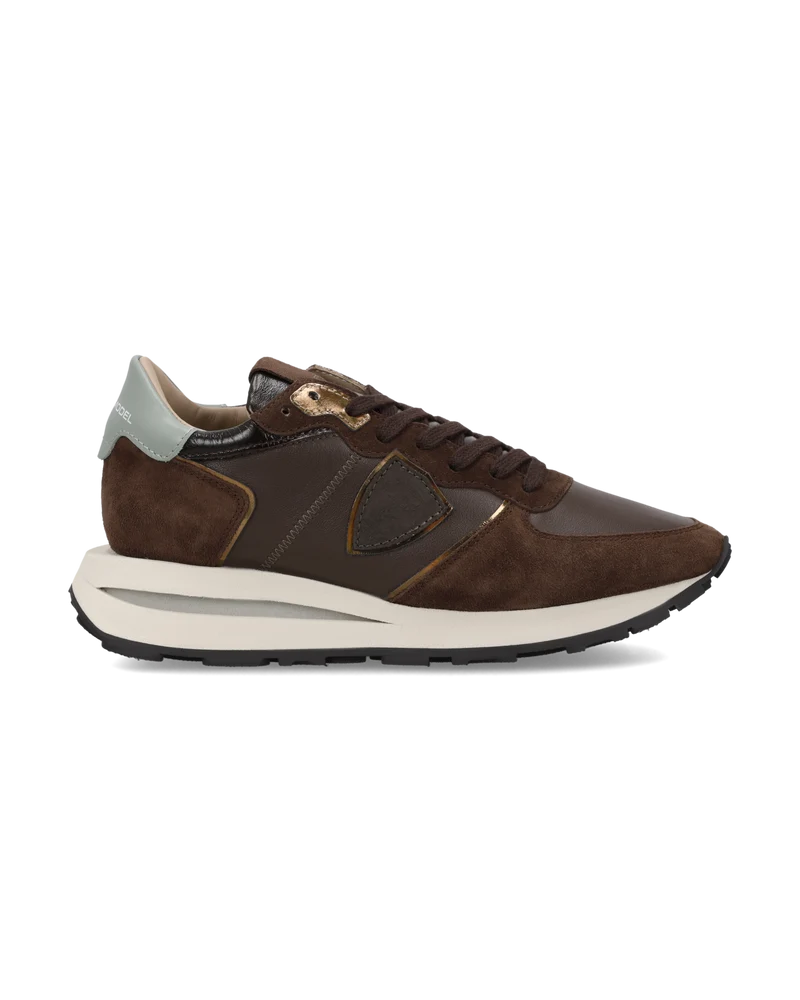 Sneakers Tropez Haute Women, Brown Avio