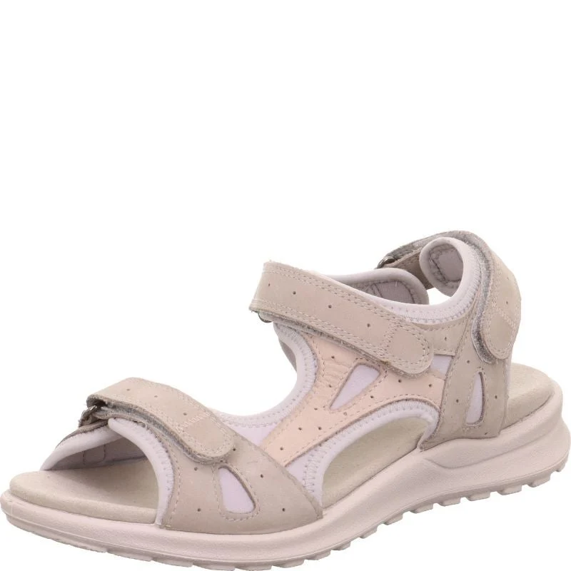 Legero SIRIS Donna Griffin Sandalo Nubuck/Tessuto 3 Velcri (G)