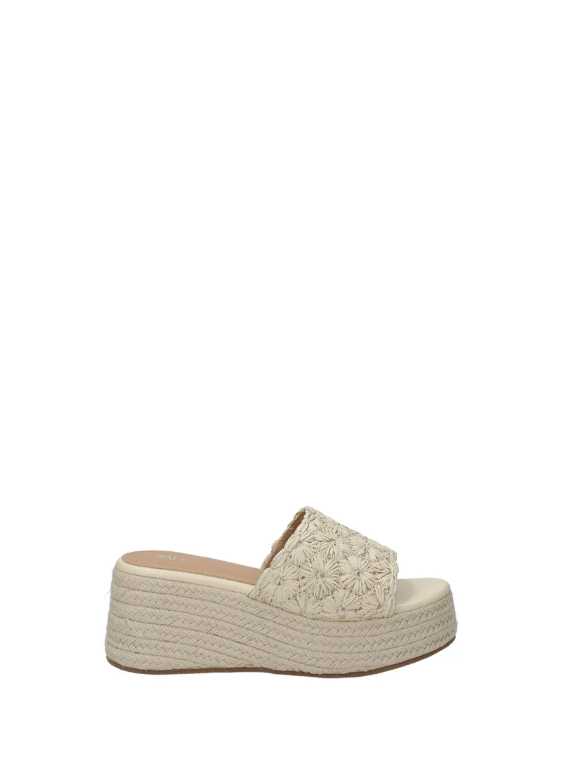 Sandali donna in PU con zeppa