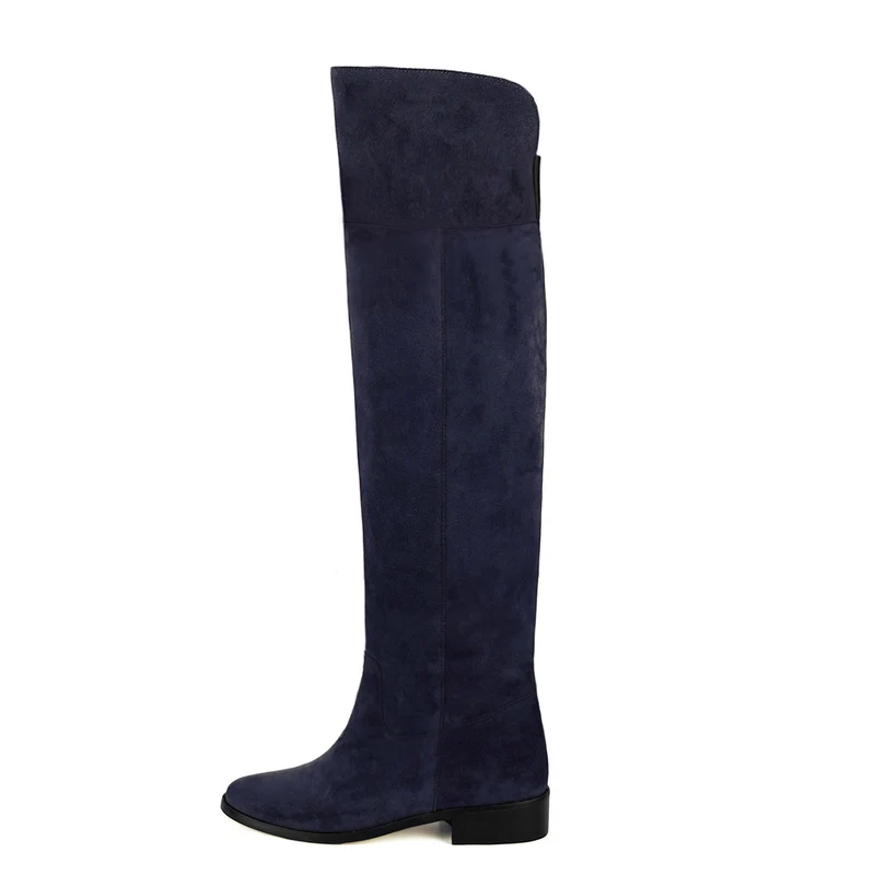 Mora scamosciato, blu notte