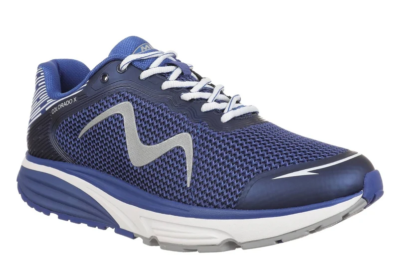 MBT Colorado X Uomo Blu Sneaker Rocker Bottom con Sensor Technology