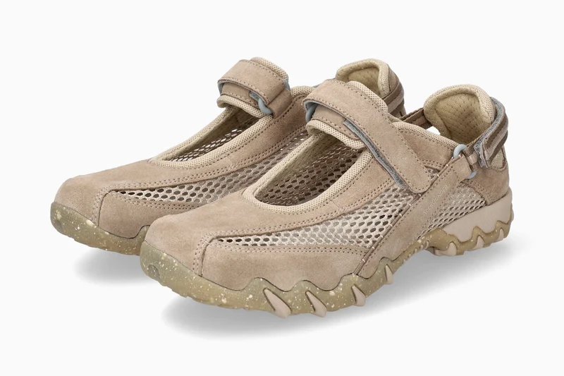 Mephisto Allrounder NIRO Donna Tabacco Scarpe Comfort con Strap e Plantare Est