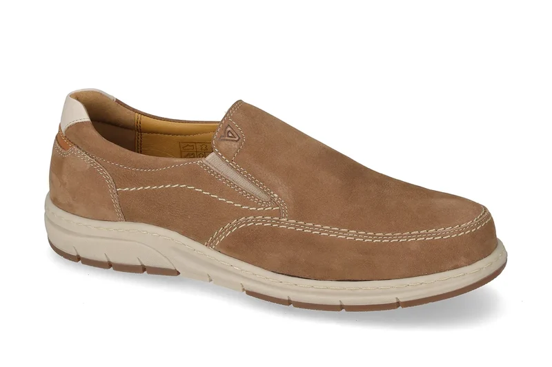 Valleverde Uomo Nabuk Avana Mocassino Slip-On Comfort