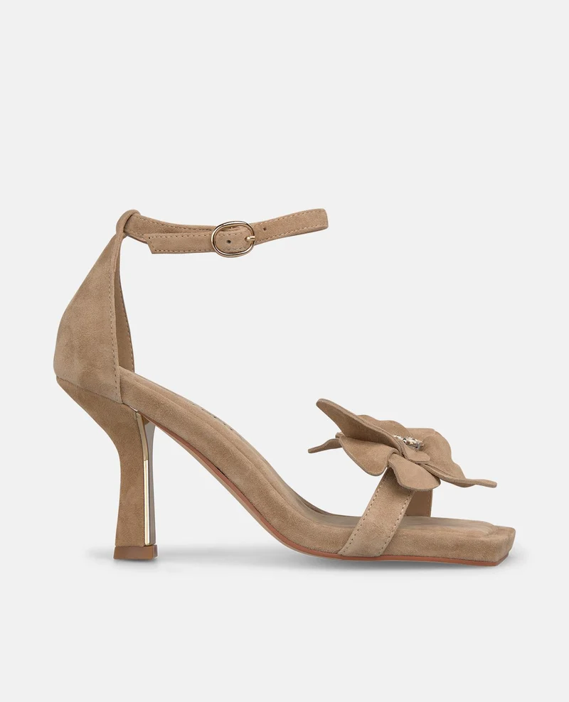SANDALIA TACON FLOR