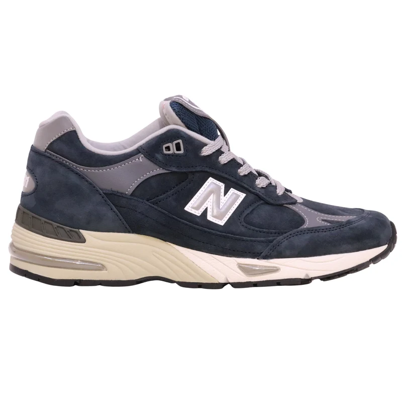 New Balance 991 M991PN1 sneaker uomo in camoscio navy Made in UK