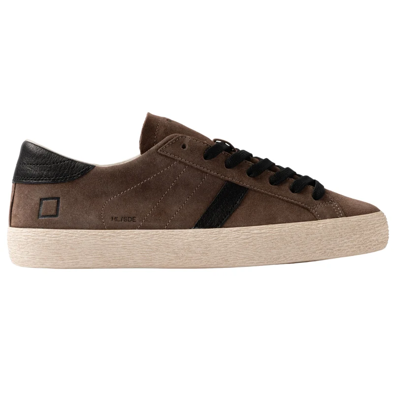 D.A.T.E. Hill Low Suede Brown HL-SD-BR sneaker uomo in camoscio marrone