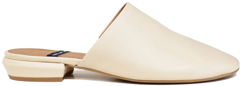 SABOT DONNA PUNTA ROTONDA PELLE BEIGE