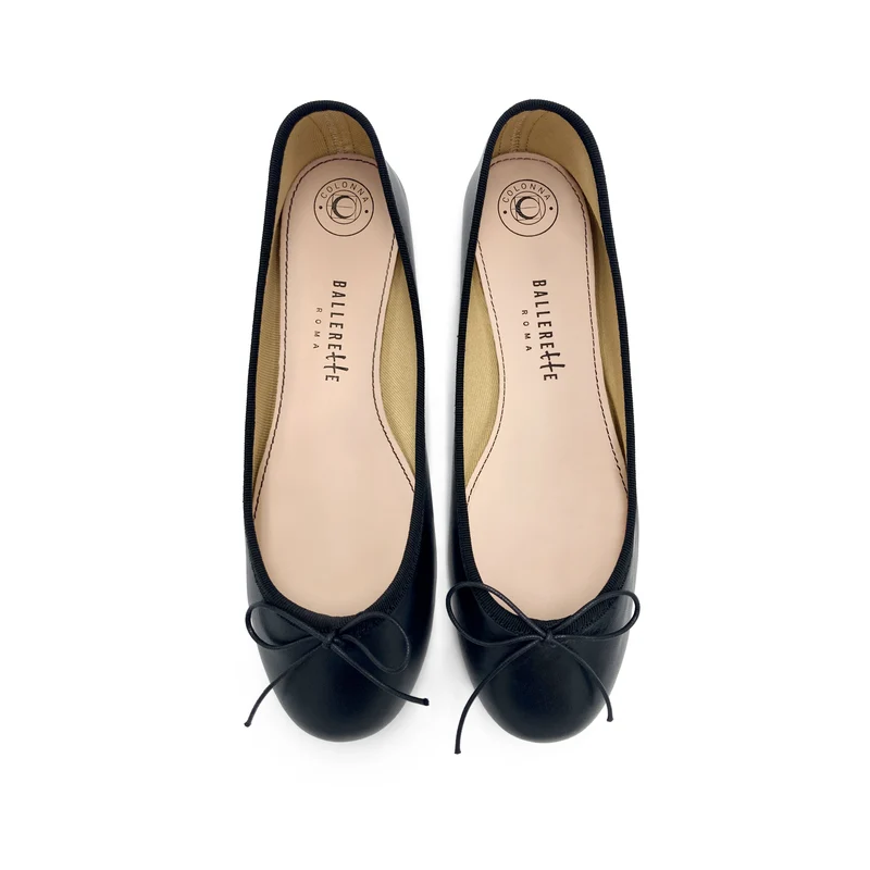 Ballerine in pelle nere