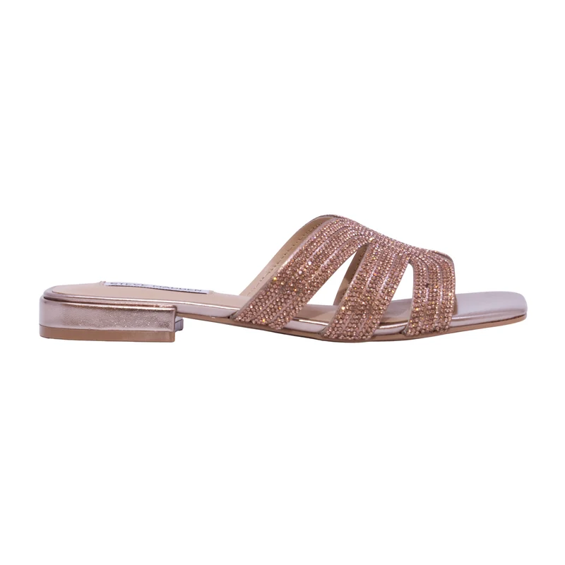 Steve Madden Sequel sandalo donna color rose gold con strass