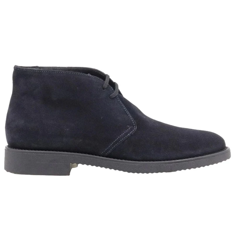 Antica Cuoieria 17671 polacchino uomo in camoscio blu