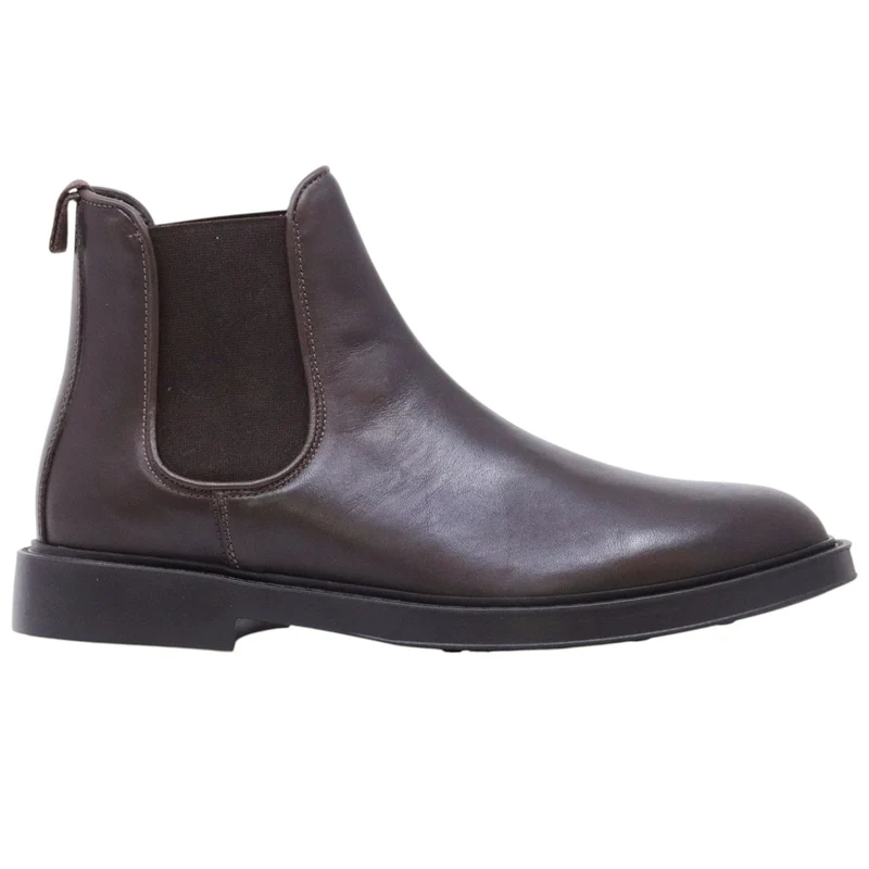 Antica Cuoieria 23048 Panama Testa di Moro Chelsea Boot uomo in pelle Made in Italy