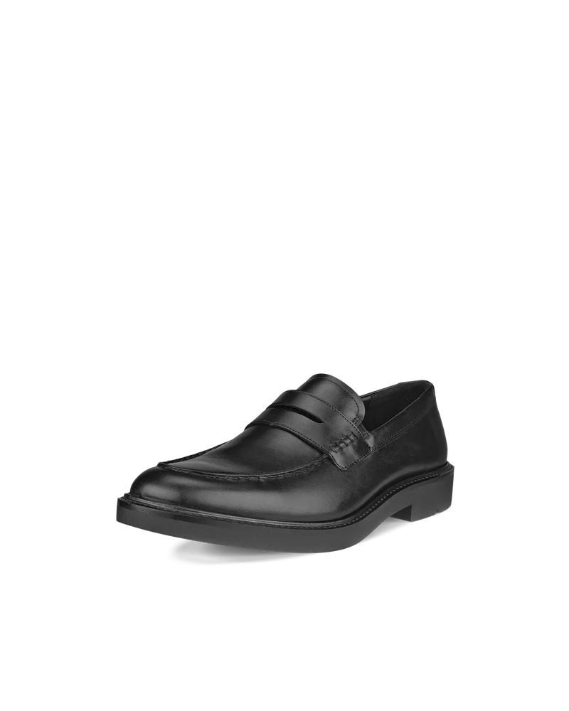 Ecco mocassino uomo pelle nera Metropole London