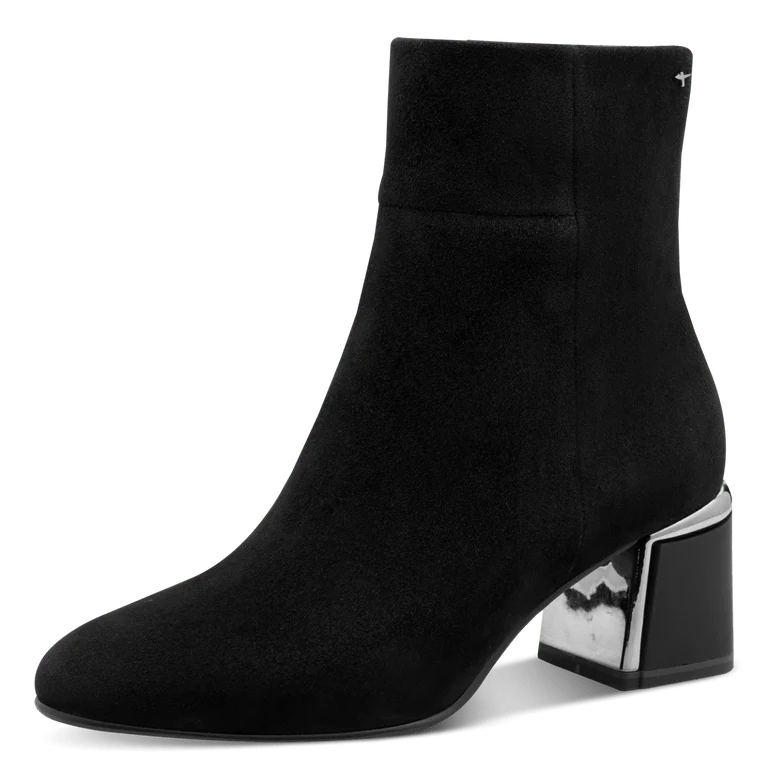 Tamaris tronchetto donna camoscio nero