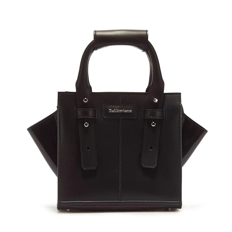 Borsa Donna a Mano DR. MARTENS linea Kiev in Pelle Smooth Nero