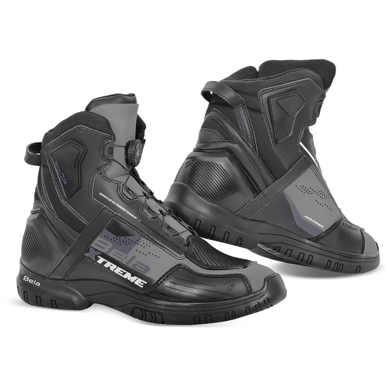 BELA EXTREME FORCE BOTAS DE MOTO NEGRO GRIGIO