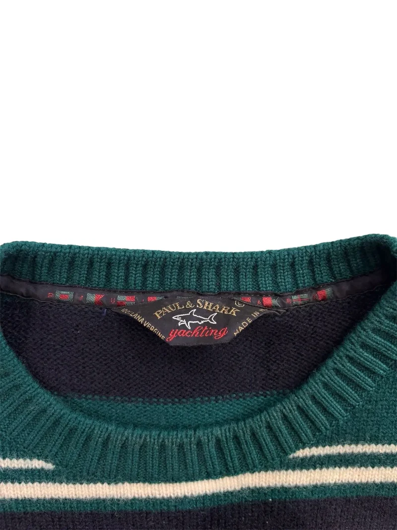 Maglione con motivo rigato