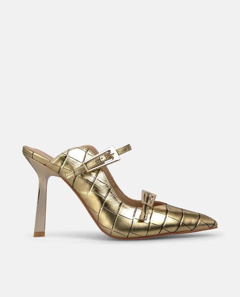 ZAPATO DESTALONADO CON HEBILLAS