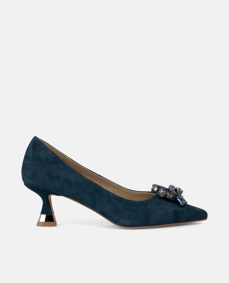 ZAPATO TACÓN BAJO FLOR