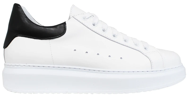 |SNEAKER UOMO ACS PELLE BIANCO/NERO|