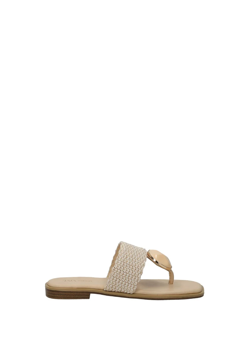 Sandali donna in tessuto varii con suola in gomma