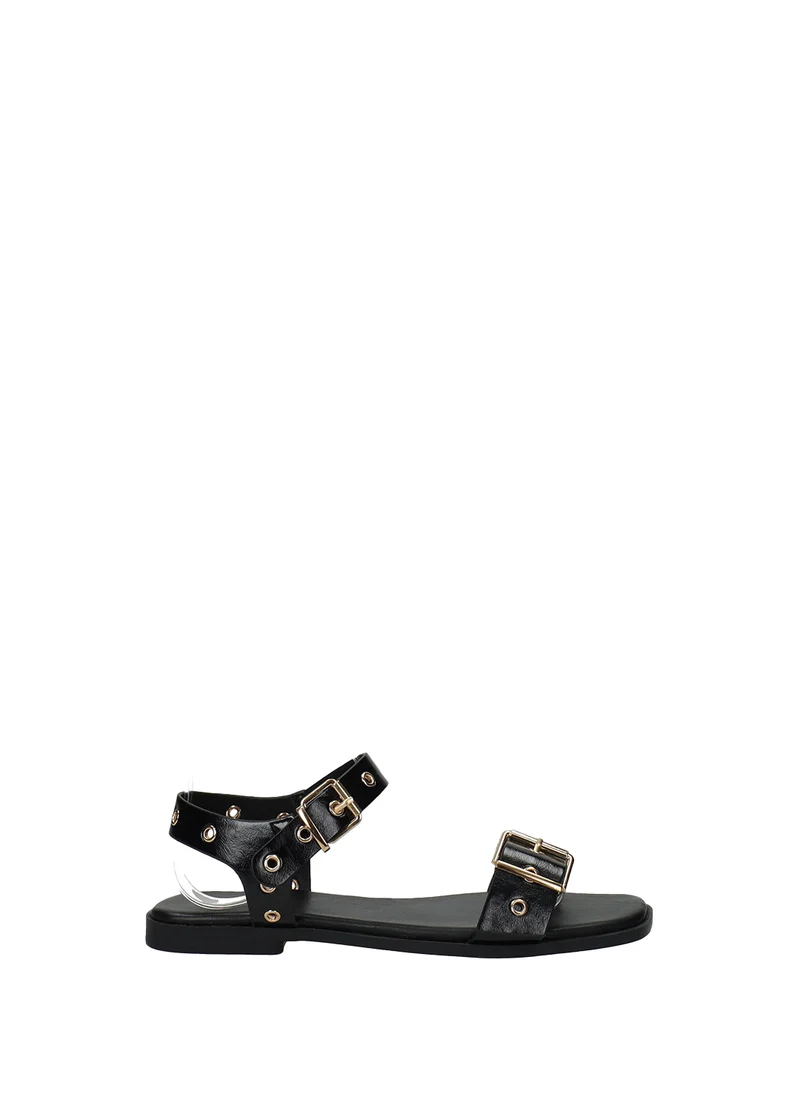 Sandali donna in PU con tacco medio