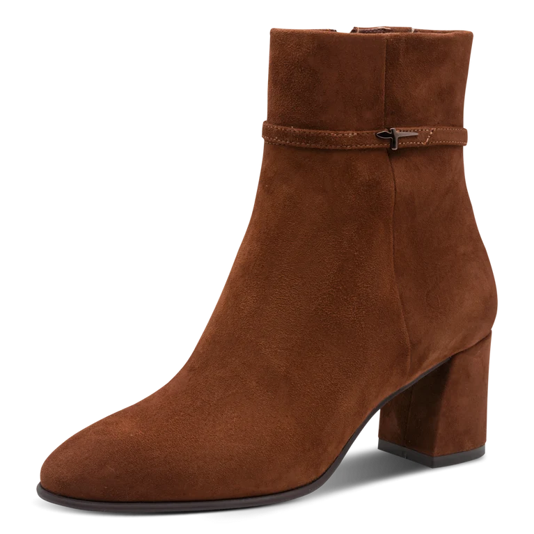 Tamaris Stivaletto elegante da donna in camoscio marrone