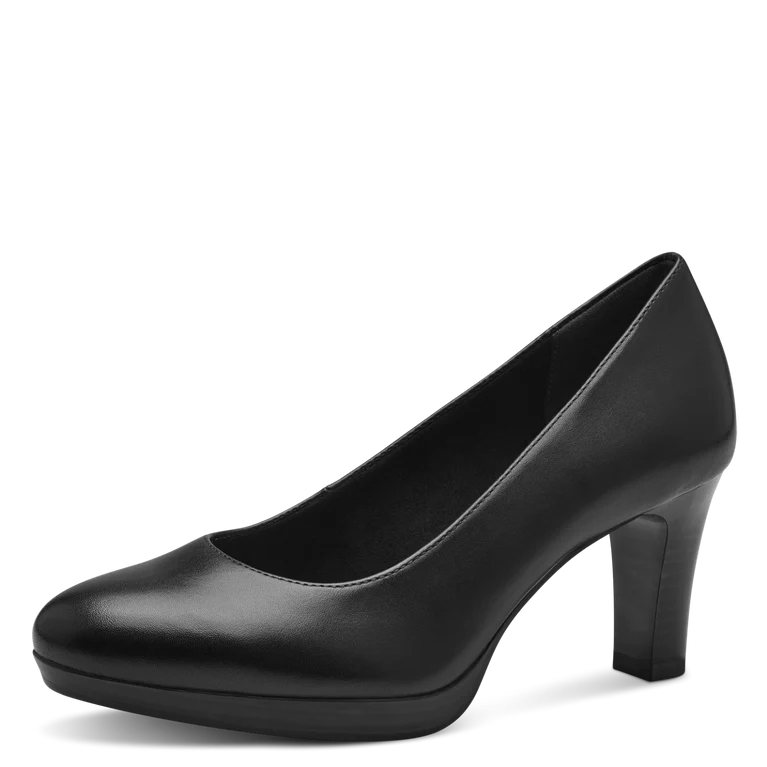 Tamaris Decollete nera in pelle