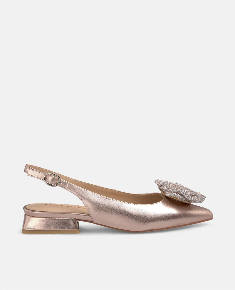ZAPATO PLANO CON FLOR